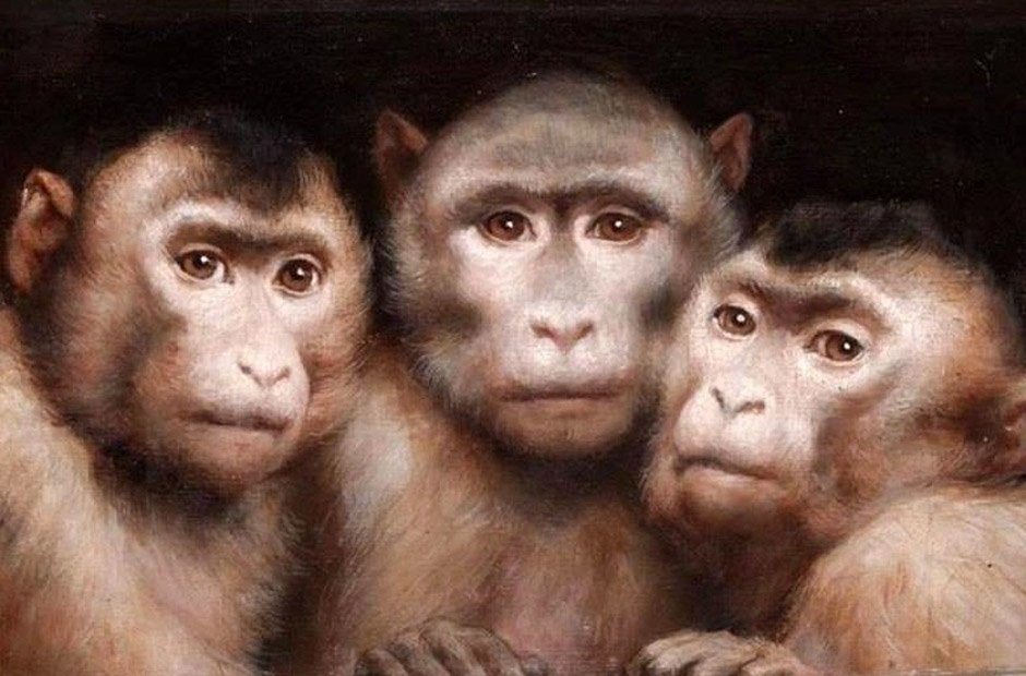 Gabriel von Max’s “Three Monkeys”